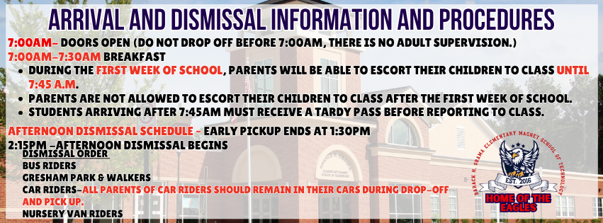 Arrival and Dismissal Procedures